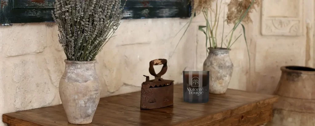 fotografía artículo: el arte de transformar espacios con velas aromáticas